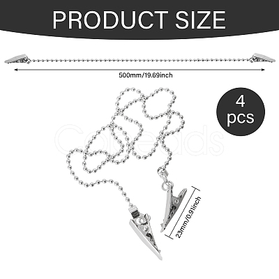 Iron Napkin Clip AJEW-CA00011-1