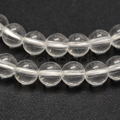 Synthetic Quartz Round Bead Strands PIEG-J002-16-4mm-1