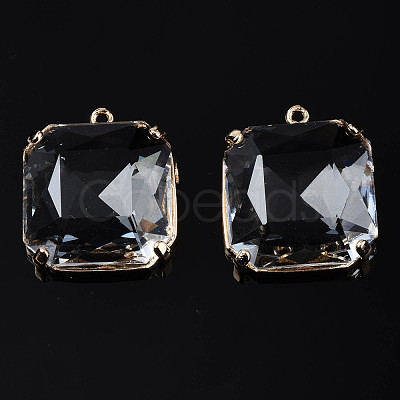 Transparent Glass Pendants GLAA-Q088-020-1