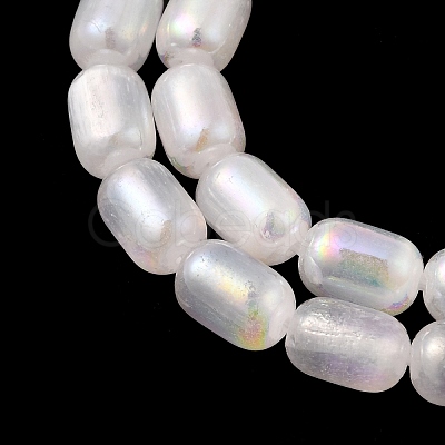 Natural Selenite Beads Strands G-F750-B-20-1