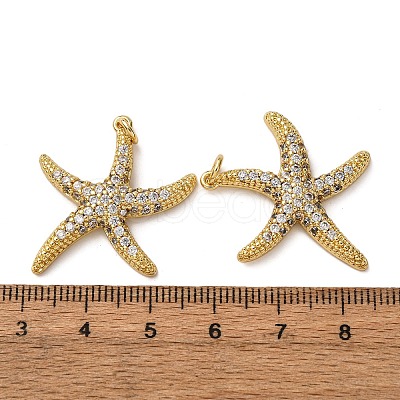 Brass Micro Pave Cubic Zirconia Pendants KK-A271-02I-G-1