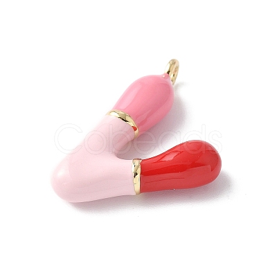 Brass Enamel Pendants KK-E093-03G-V-01-1