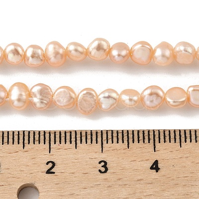 Natural Cultured Freshwater Pearl Beads Strands PEAR-A006-02D-X-1