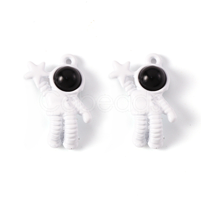 Spray Painted Alloy Pendants PALLOY-S135-033-RS-1