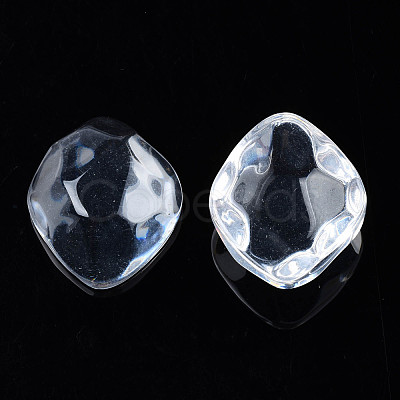 Transparent Resin Cabochons CRES-N031-007A-A01-1