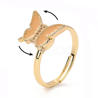 Butterfly Fidget Ring for Anxiety Stress Relief LS-RJEW-P024-01A-1