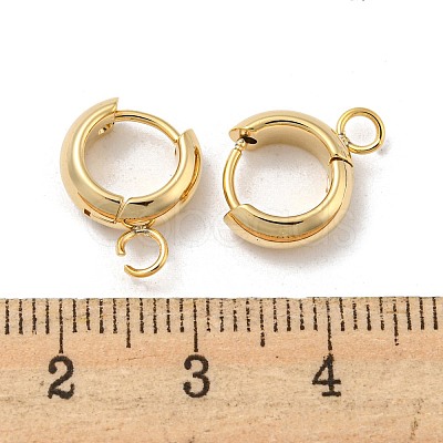 201 Stainless Steel Huggie Hoop Earring Findings STAS-P283-01U-G-1