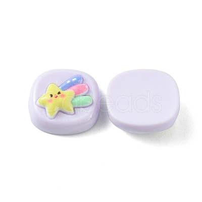 Opaque Cute Cartoon Resin Cabochons LS-CRES-O006-06H-1
