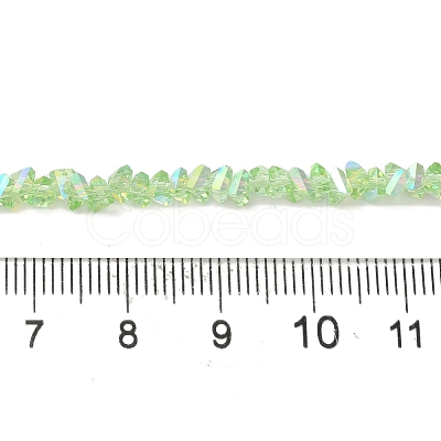Transparent Glass Beads Strands EGLA-P061-04A-AB03-1