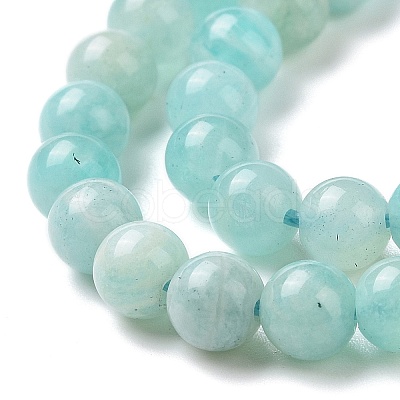 Natural Amazonite Round Beads Strands G-A025-01A-1