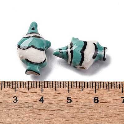 Handmade Porcelain Beads PORC-R002-02I-1