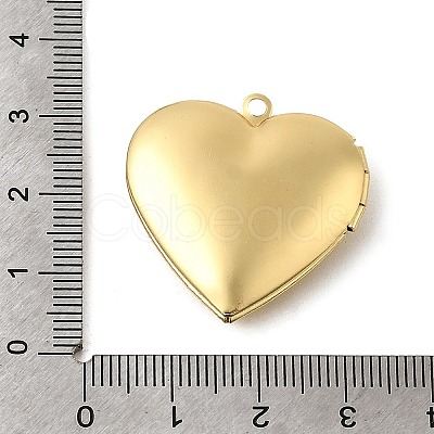 Brass Locket Pendants KK-P342-01A-G-1