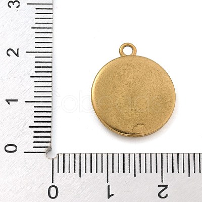 304 Stainless Steel Enamel Pendants STAS-M084-09G-02-1
