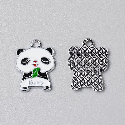 Alloy Enamel Pendants ENAM-WH0047-97-1