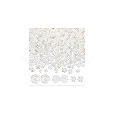 300Pcs 3 Styles Imitation Pearl Acrylic Beads OACR-GA0001-20-1