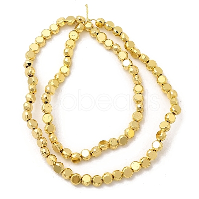 Electroplate Glass Beads Strands EGLA-F166-04A-G-1