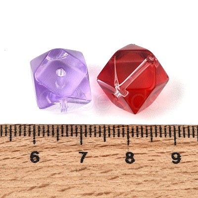 Baking Paint Transparent Glass Beads GL-CBA1477-14-1