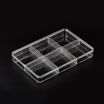 Rectangle Shaped Plastic Jewelry Bead Containers LS-OBOX-O002-03-1