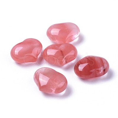Cherry Quartz Glass Beads G-F659-A35-1