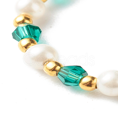 Imitate Austrian Crystal Bicone Glass Beaded Finger Rings X1-RJEW-TA00003-02-1
