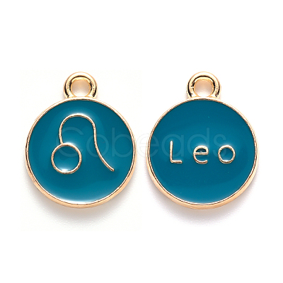 Alloy Enamel Pendants LS-X-ENAM-S124-01B-05G-1