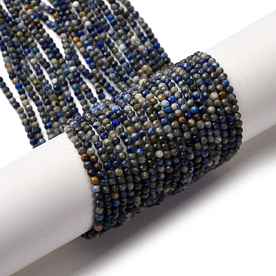 Natural Lapis Lazuli Beads Strands G-L629-B01-2mm-02-1