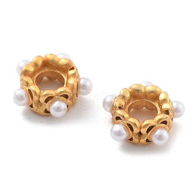 Rack Plating Flower Brass Beads KK-H449-70G-02-RS-1