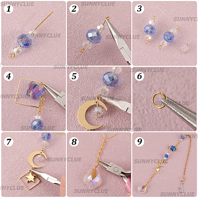 DIY Pendant Decoration Suncatchers Making Kit DIY-SC0024-01-1
