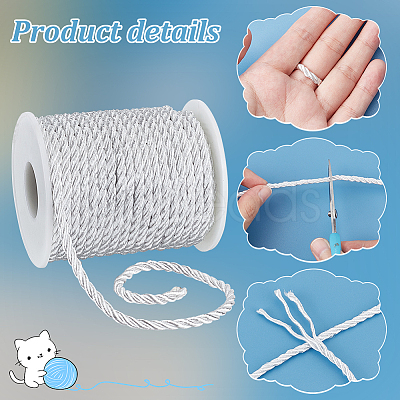 3-Ply Polyester Cords OCOR-WH0079-88C-1