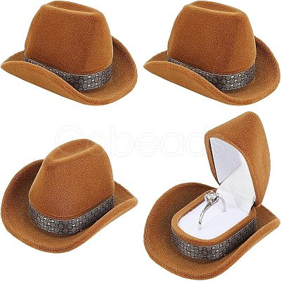 CHGCRAFT Cowboy Hat Velvet Boxes CON-CA0001-012-1