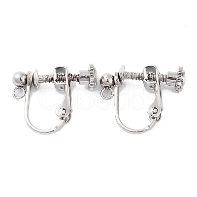 Non-Tarnish 316 Stainless Steel Clip-on Earring Findings LS-X-STAS-K274-09P-1
