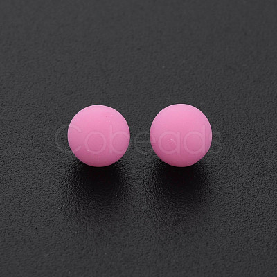 Opaque Acrylic Beads PAB702Y-B01-03-1