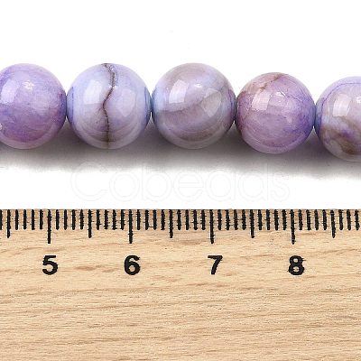 Natural Dyed Marble Beads Strands G-D315-A01-02-8mm-1