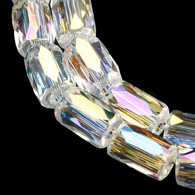 Transparent Glass Beads Strands EGLA-P052-03B-02-1