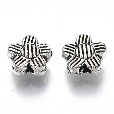 Tibetan Style Alloy Beads TIBE-R317-091AS-LF-1