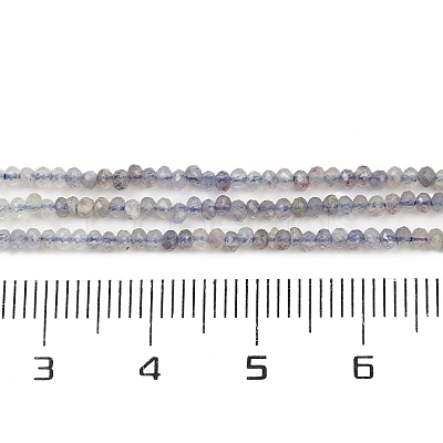 Natural Iolite Beads Strands G-F789-02-1