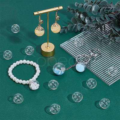 Round Mechanized One Hole Blown Glass Globe Ball Bottles BLOW-PH0001-20C-1
