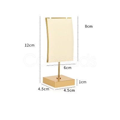 Velvet & Metal Single Necklace Display Riser Stands PW-WG94442-02-1