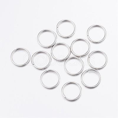 Tarnish Resistant 304 Stainless Steel Open Jump Rings STAS-P151-01-1