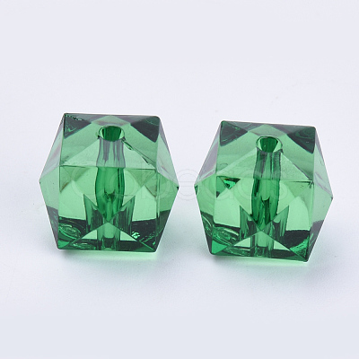 Transparent Acrylic Beads TACR-Q259-10mm-V17-1