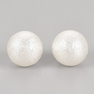 Imitation Pearl Acrylic Beads ACRP-R008-6mm-02-1