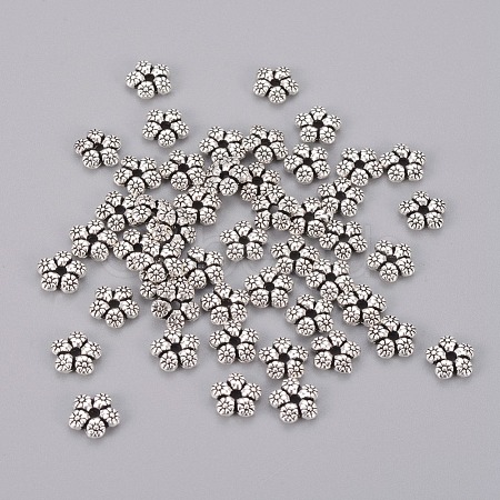 Tibetan Style Alloy Spacer Beads LF10889Y-1