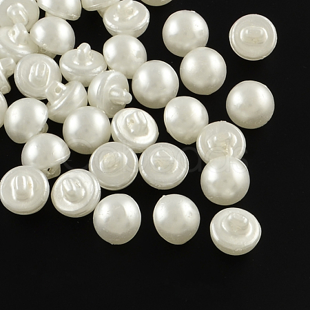 1-Hole Acrylic Shank Buttons X-BUTT-R034-062-1