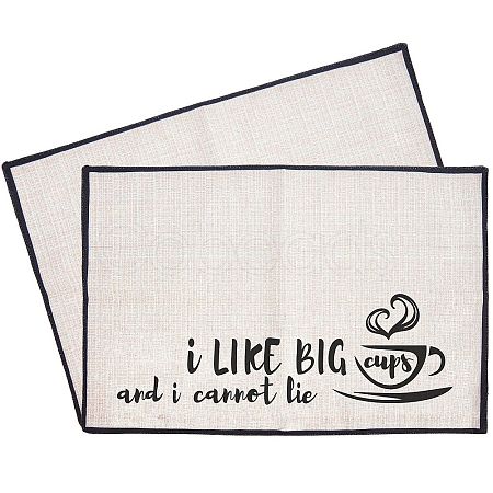 Coffee Theme Diablement Fort Cup Mats AJEW-WH0201-005-1
