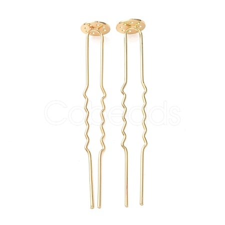 Brass Hair Fork Findings KK-H298-02A-1