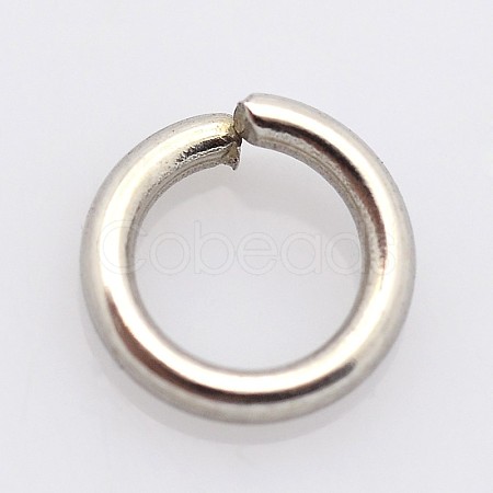 Tarnish Resistant 304 Stainless Steel Open Jump Rings STAS-E067-08-9mm-1