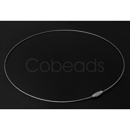 Steel Necklace Making X-SW042-01-1
