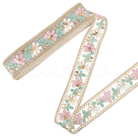 Ethnic Polyester Ribbon OCOR-WH20005-40B-03-1
