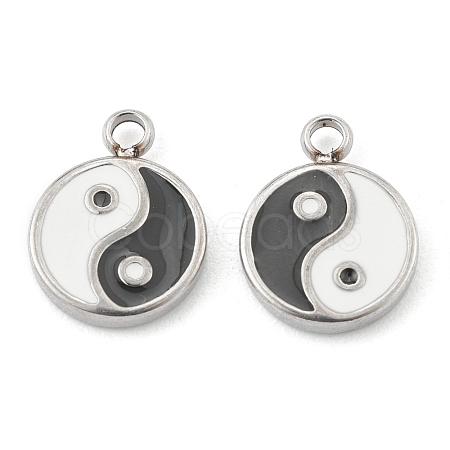 Fashion 304 Stainless Steel Enamel Charms STAS-Z009-10P-1
