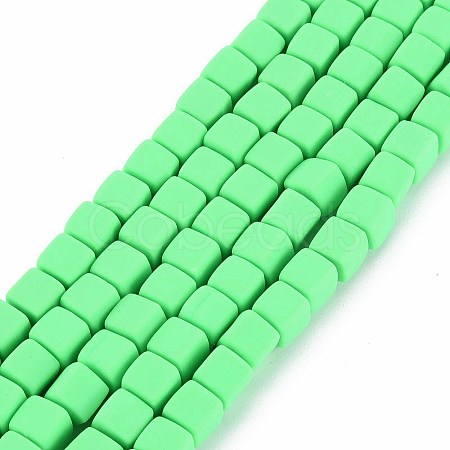 Handmade Polymer Clay Beads Strands X-CLAY-T020-09D-1